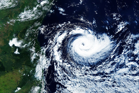 Hurricane from space.