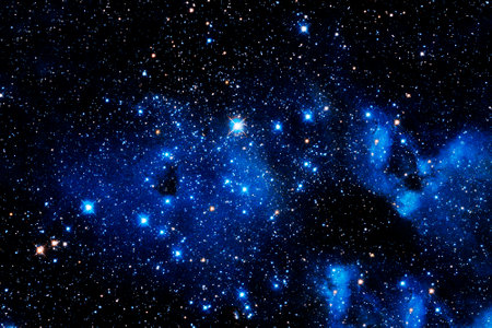 Blue space nebula. o
