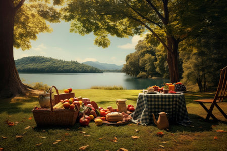 Cute mouse on a light background. Generative AI. high quality illustrationの素材