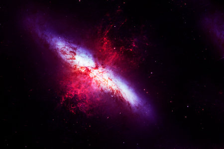 Beautiful cosmic nebula. Elements of this image furnished by NASA