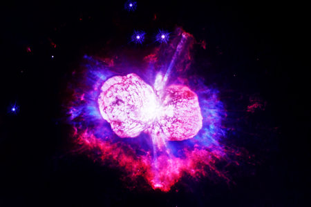 Beautiful cosmic nebula. Elements of this image furnished by NASA