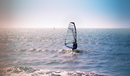 Windsurfing Day. Ride the wave!のeditorial素材