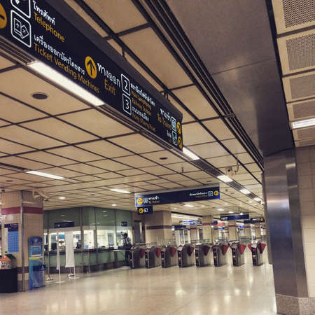 Underground train in Bangkokの素材