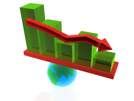 Equilibrium - statistic bars on the globe.