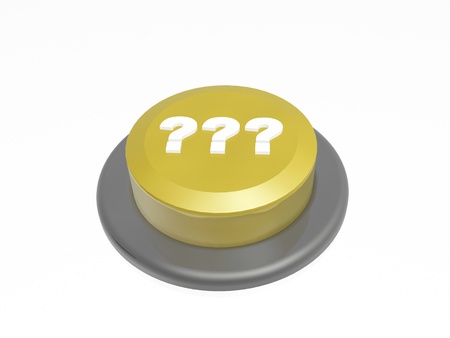 Button with caption on white background.の写真素材