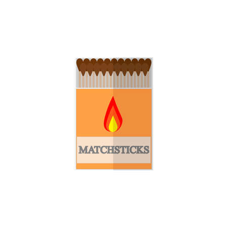 Box of matchsticksのイラスト素材