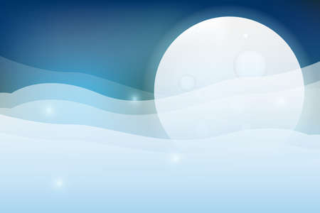 Full moon among clouds.Night backgroundのイラスト素材