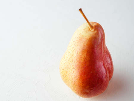Ripe pears. Fresh fruit. Healthy vegan food.の写真素材