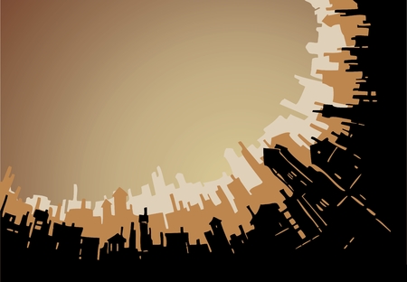 Abstract architectural backgroundのイラスト素材