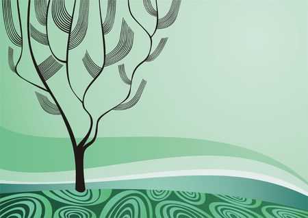 Nature theme background. のイラスト素材