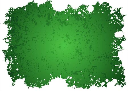  Banner with ink splat frame and grunge texture のイラスト素材