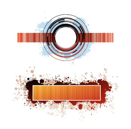  Creative design isolated vector banners のイラスト素材