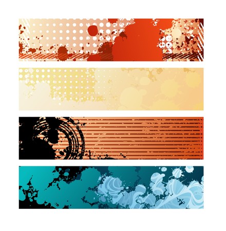 Abstract bannersのイラスト素材