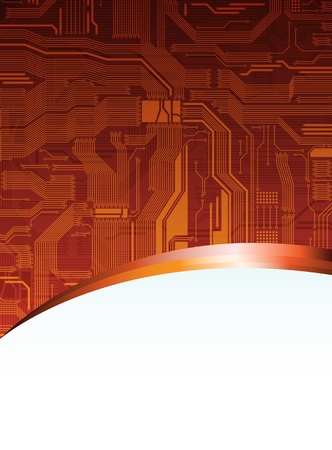 Technology theme background with empty space for text. Eps10 のイラスト素材