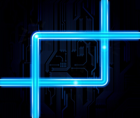 Technology theme background. のイラスト素材