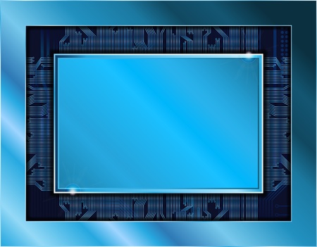 technology theme banner with empty space for text. のイラスト素材