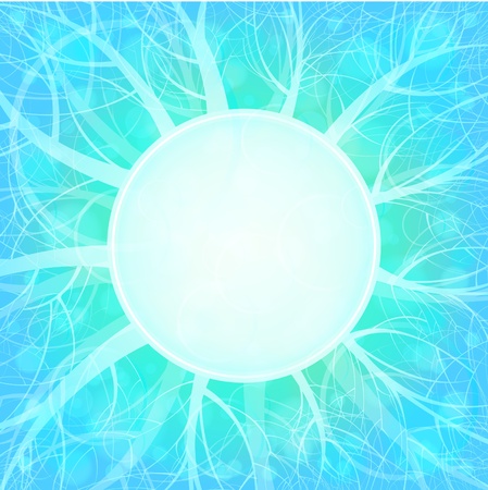 Abstract design, forest banner with empty space for text. eps10 のイラスト素材