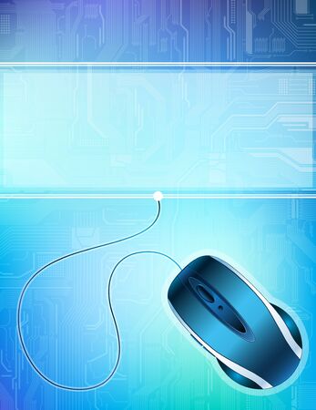 Abstract design, technology theme vector banner. Eps10 のイラスト素材