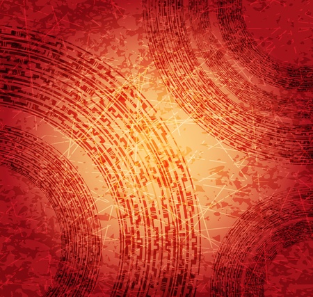 Grungy background with abstract ornament. Eps10 のイラスト素材