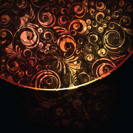 Creative ornamented vector banner.のイラスト素材