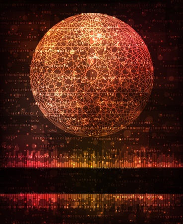 Modern technology theme background. の写真素材