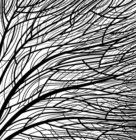 stylized tree pattern のイラスト素材