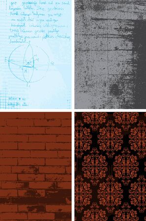 set of vector backgrounds  eps8のイラスト素材