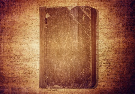 old grungy bookの写真素材
