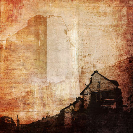 grungy urban backgroundの写真素材