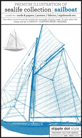 sailboatのイラスト素材