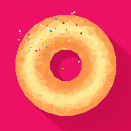 donut vectorのイラスト素材