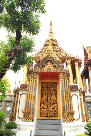 temple door decorationsの写真素材