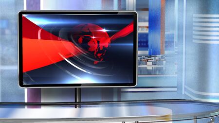 3D rendering background is perfect for any type of news or information presentation. The background features a stylish and clean layoutの写真素材