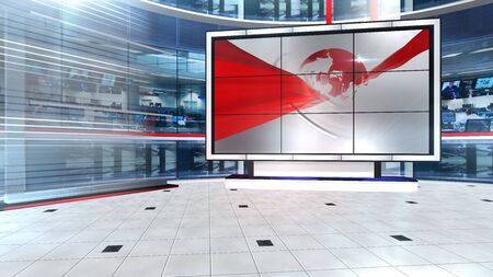 3D rendering background is perfect for any type of news or information presentation. The background features a stylish and clean layoutの写真素材