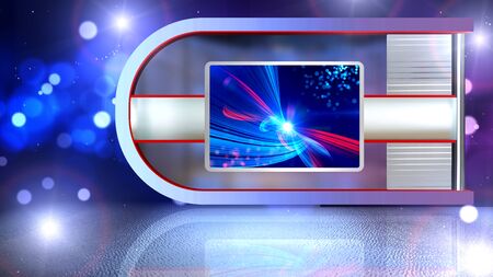 3D rendering background is perfect for any type of news or information presentation. The background features a stylish and clean layoutの写真素材