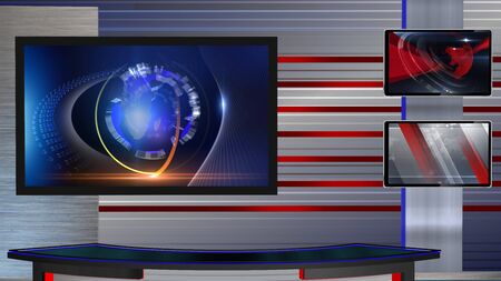 3D rendering background is perfect for any type of news or information presentation. The background features a stylish and clean layoutの写真素材