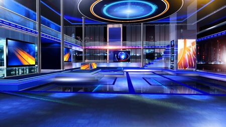 3D rendering background is perfect for any type of news or information presentation. The background features a stylish and clean layoutの写真素材