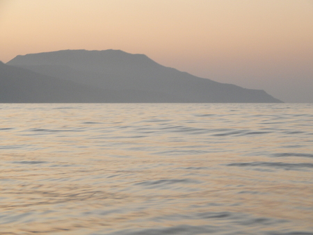 Greece Crete mountains and the sea, landscapesの写真素材