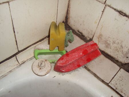 Cleaning in house and office cleaning servicesの写真素材