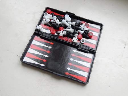 Board games, chess and checkers, figuresの写真素材