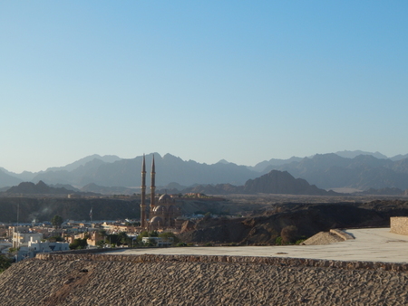 Rest in a resort city and hotels, Egypt Sharm El Sheikhの写真素材