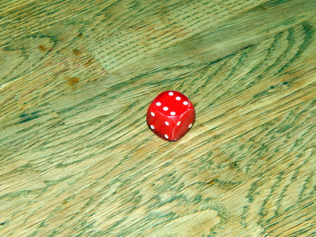 Dice on the table