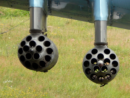 Armament of aircraft and helicopters rockets, bombs, cannons