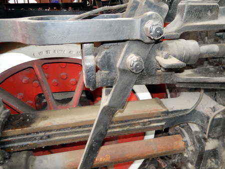 Railway transport details of locomotive, wagon
