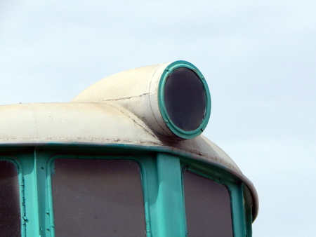 Railway locomotive, wagons in the trainの写真素材