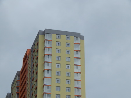 New buildings are being built residential buildingsのeditorial素材