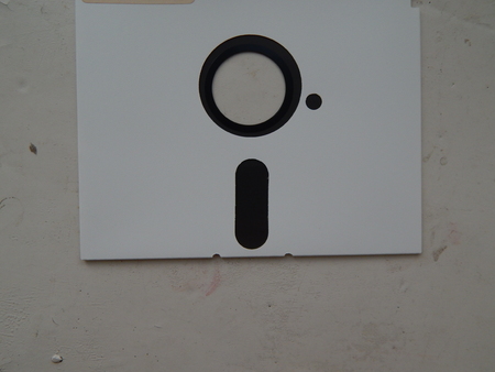 Information carriers for computer technology disks and floppy disksの写真素材