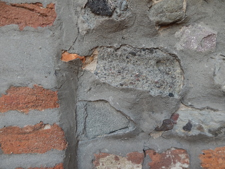 The eleventh century castle on the volcanic mountain, architecture and elementsのeditorial素材