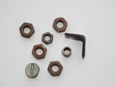 Bolts and nuts for repair and construction