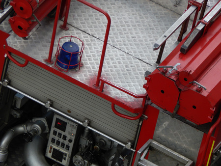 The work of firefighters to extinguish the fire hydrants